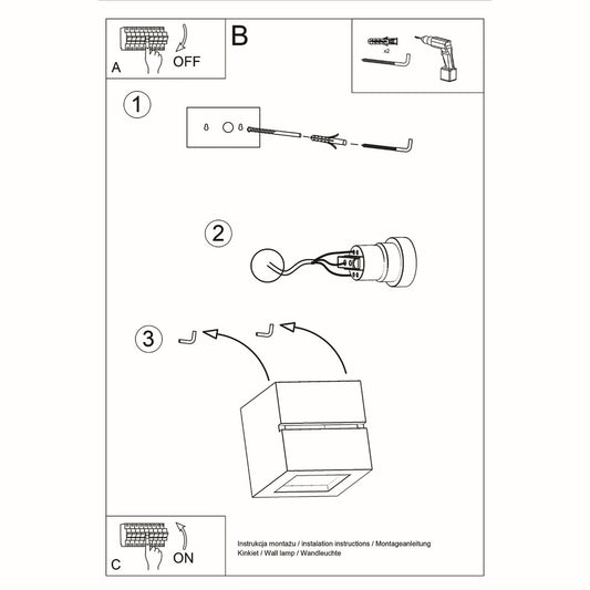 LEO LINE wandlamp