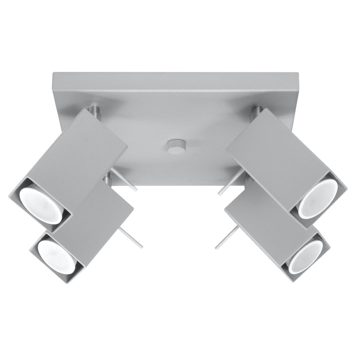 MERIDA 4 plafondlamp grijs