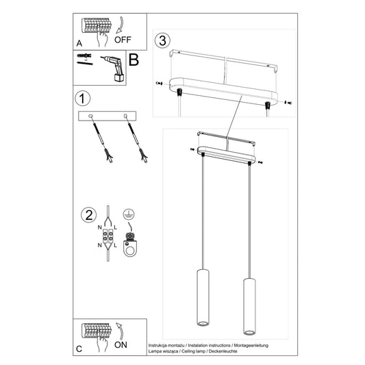 LUVO 2 hanglamp