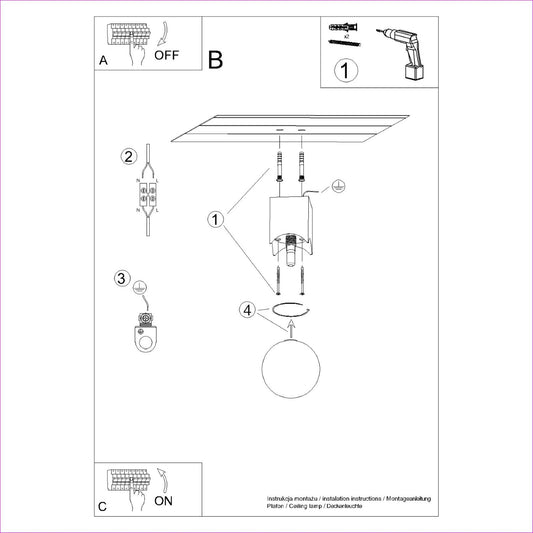 SOLIS plafondlamp