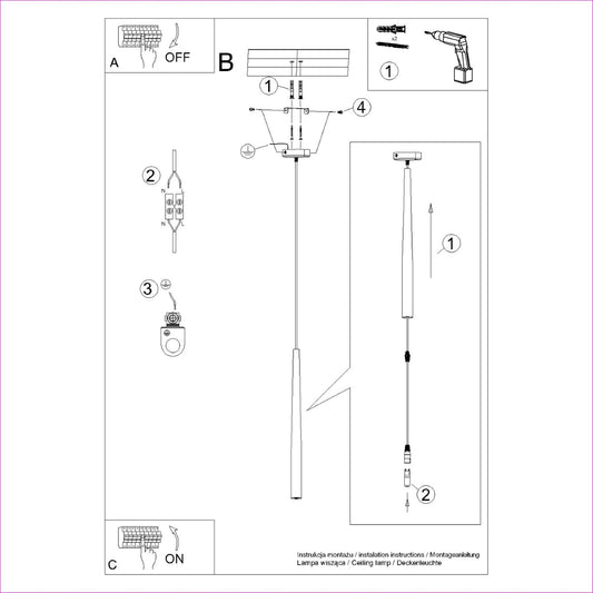 BLISS 1 vloerlamp zwart