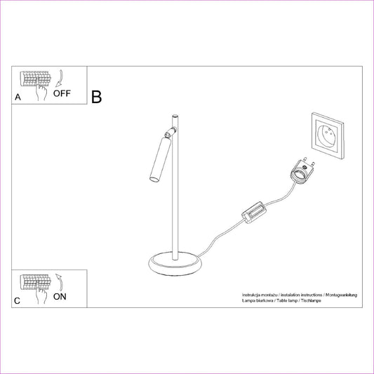 PASTELO bureaulamp wit