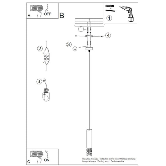 LIRO 1 hanglamp
