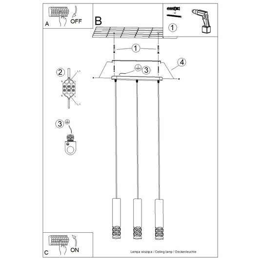 LIRO 3L hanglamp