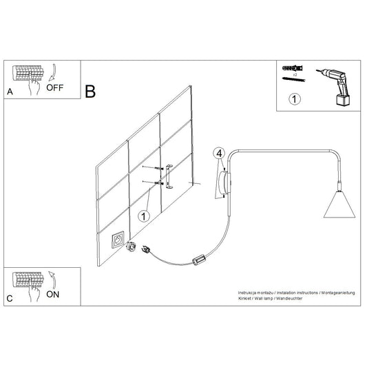 NOX wandlamp in wit