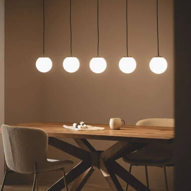 DUVRANO hanglamp goud, detail van een glazen kap