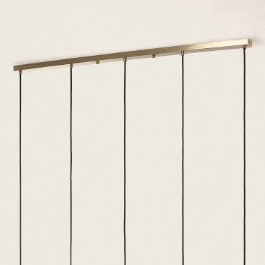 DUVRANO hanglamp goud in een interieur