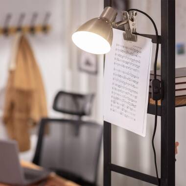 KRUNARO bureaulamp in nikkel, afbeelding 2