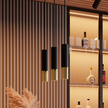 RUSVANO hanglamp in goud, afbeelding 5