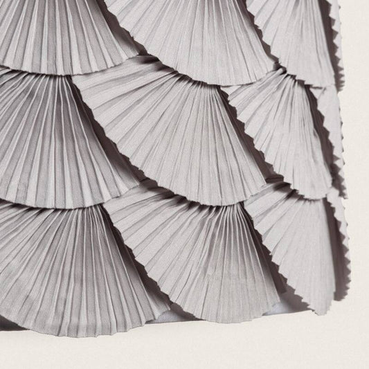 Hanglamp Mestrano in grijs, detail 1