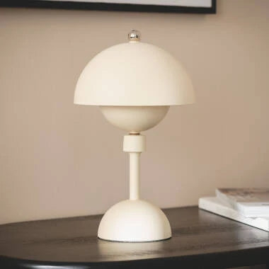 SALDIVO tafellamp in beige, afbeelding 5