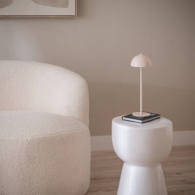 MIRVARO tafellamp in beige, afbeelding 6