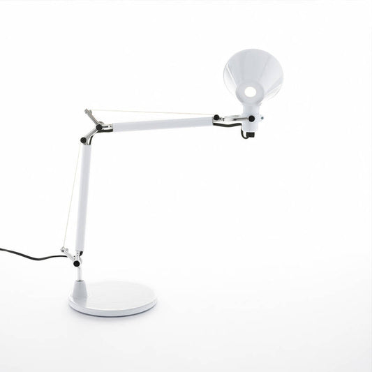 DOVRAVO tafellamp glanzend wit, productfoto 2