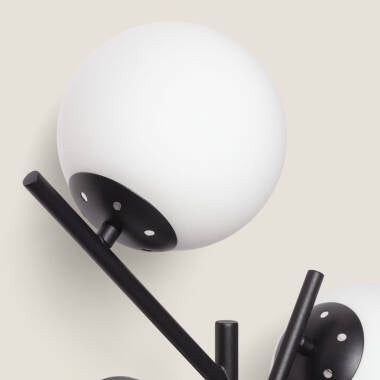 Wandlamp Delvano gemonteerd aan de wand