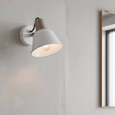 Wandlamp Domavo wit vooraanzicht