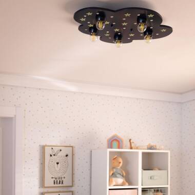 OLTRANO houten plafondlamp voor de kinderkamer