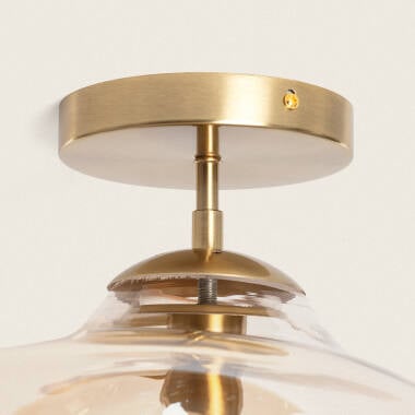 FELTARO plafondlamp van ijzer met glazen kap, afbeelding 6