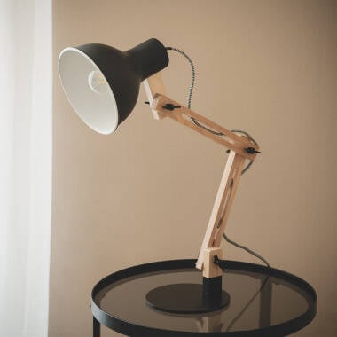 TRENZARO bureaulamp zwart, productfoto 2