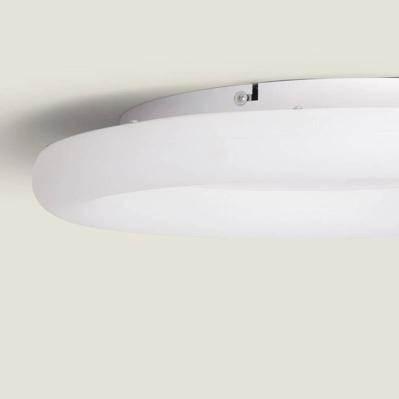 SARBIVO witte ronde LED plafondlamp van metaal 51 cm