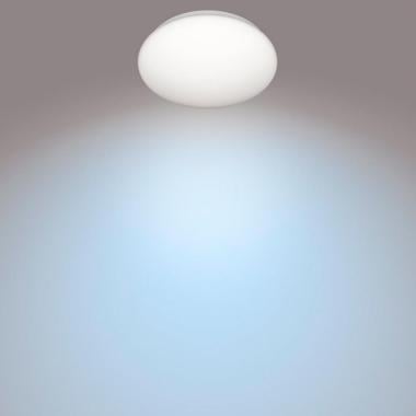 CRESTARO ronde platte LED plafondlamp in wit, foto 3