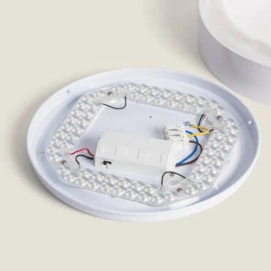 LENSARO ronde LED plafondlamp in wit, foto 5