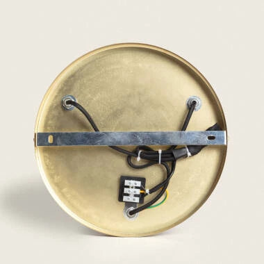 TESKARO hanglamp goud in een interieur