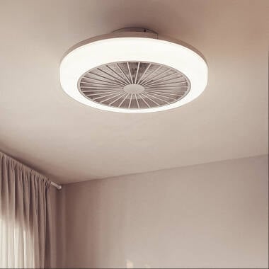 FURNIVO | plafondventilator met verlichting 45 cm | 15W 3000-6000K 1920 lm | wit