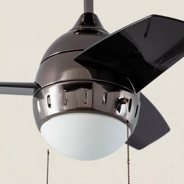 ELSPARO | plafondventilator met verlichting 66 cm | 7W 3000-6000K | zwart