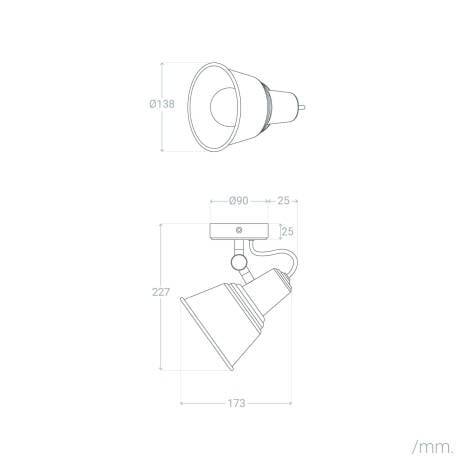 Wandlamp Domavo in een interieur