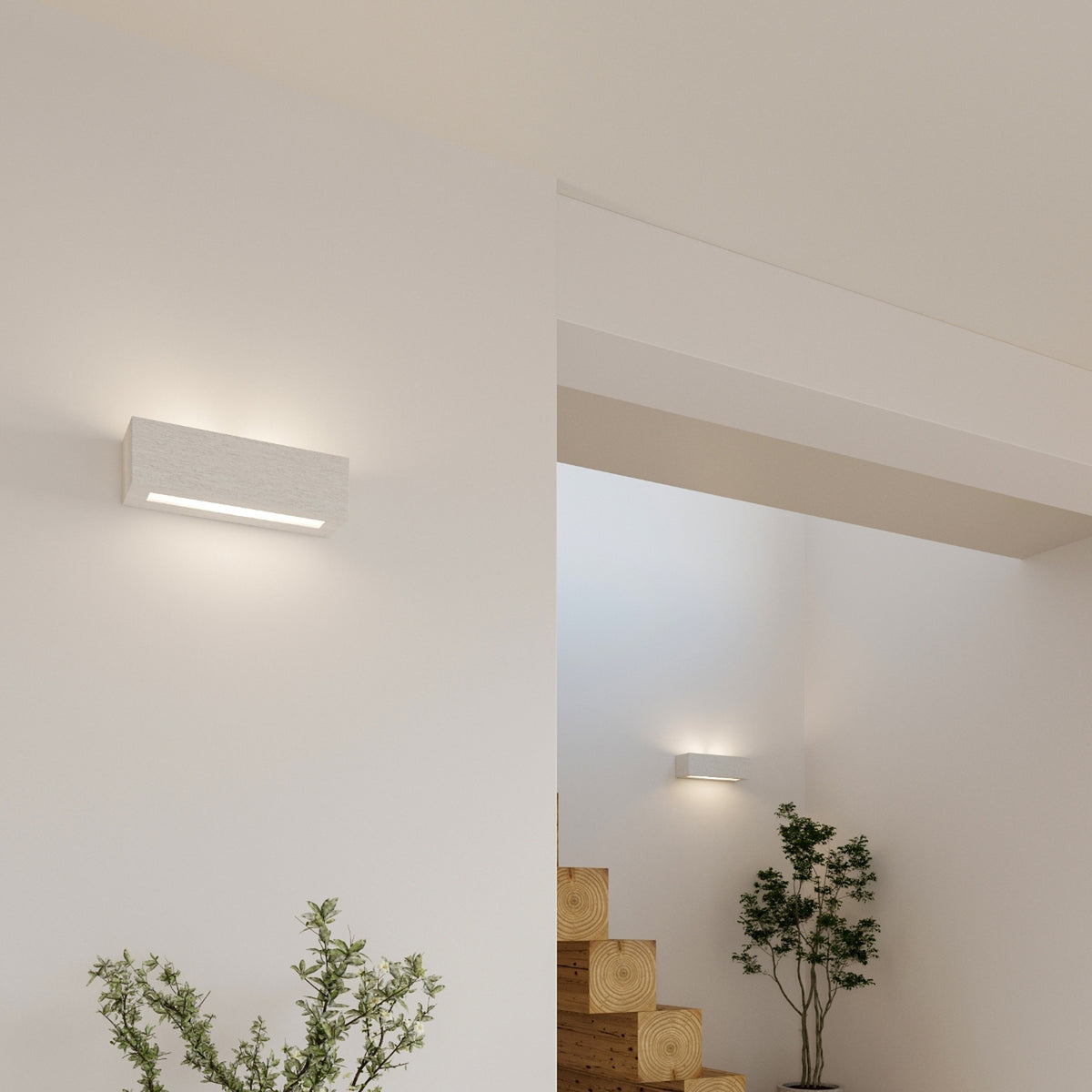 VEGA wandlamp in wit