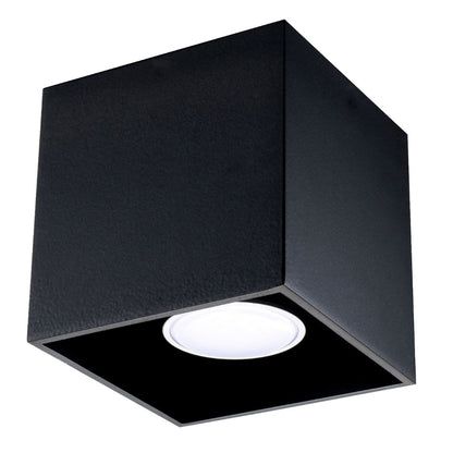 QUAD 1 plafondlamp zwart