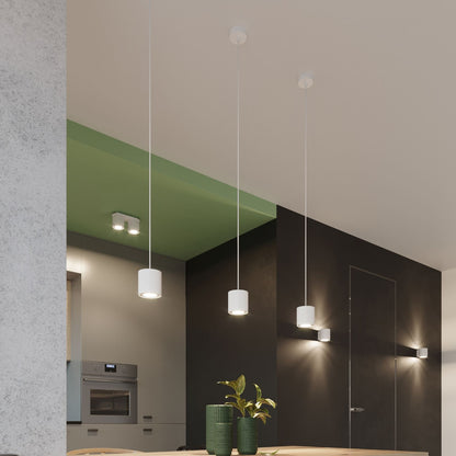 ORBIS 1 wandlamp in wit