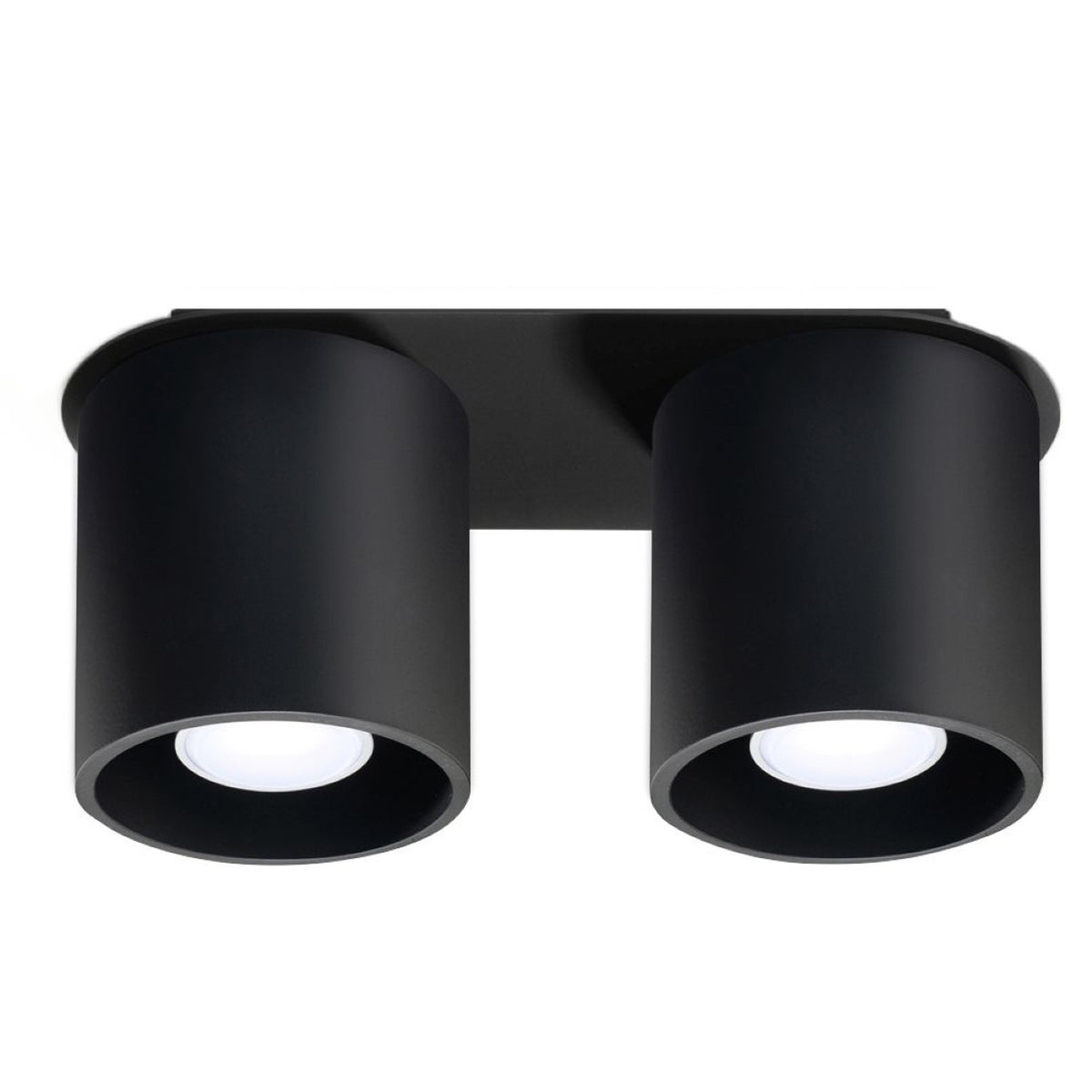 ORBIS 2 plafondlamp zwart