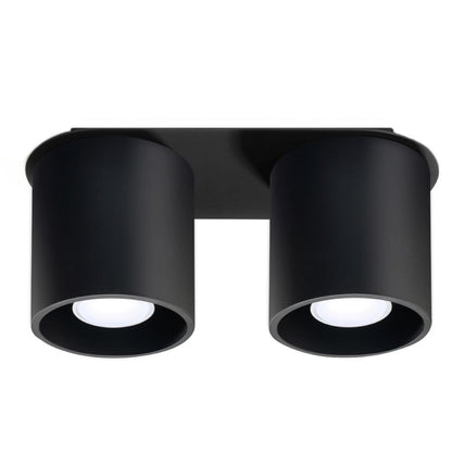 ORBIS 2 plafondlamp zwart