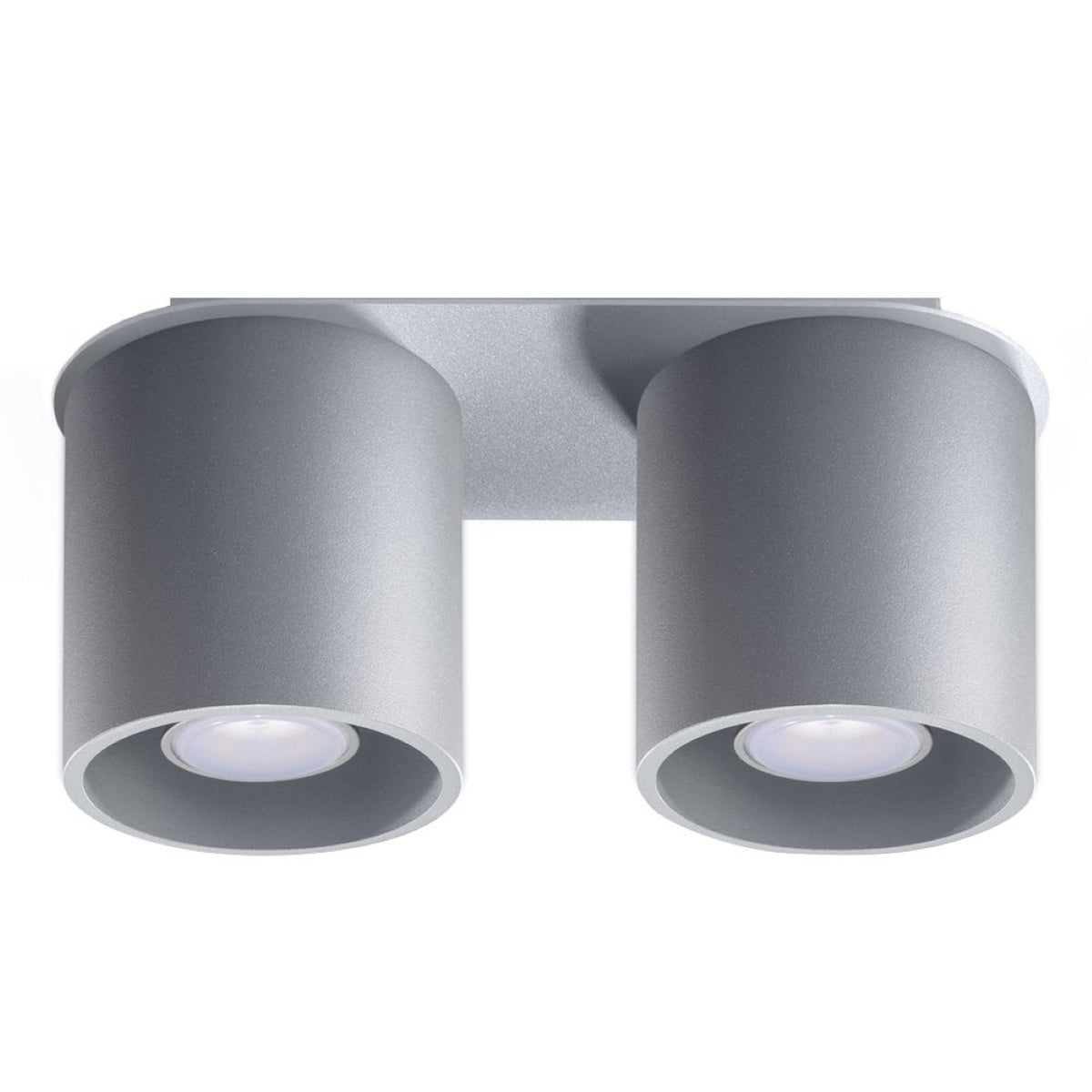 ORBIS 2 plafondlamp grijs