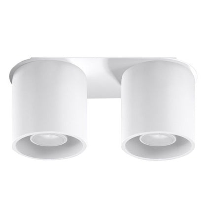 ORBIS 2 plafondlamp wit