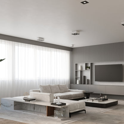 MONO 2 plafondlamp wit