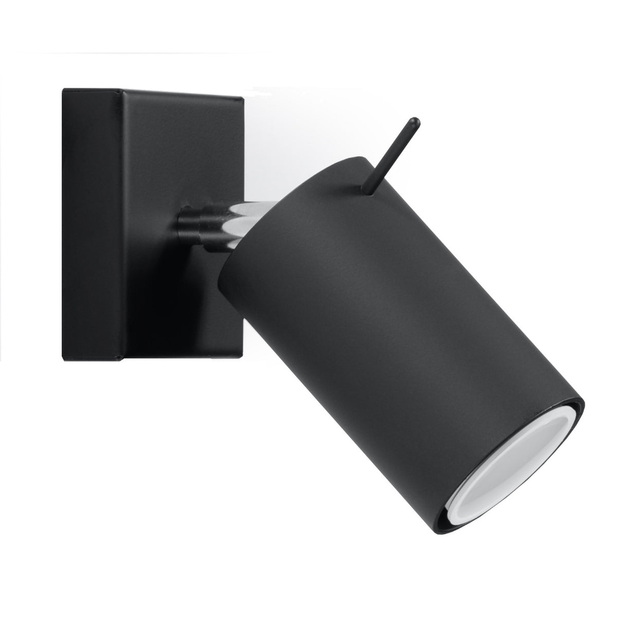 RING wandlamp in zwart