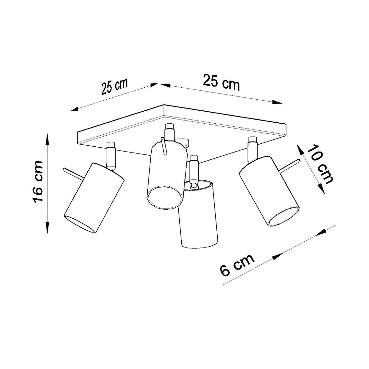 RING 4 plafondlamp