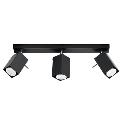 MERIDA 3 plafondlamp zwart