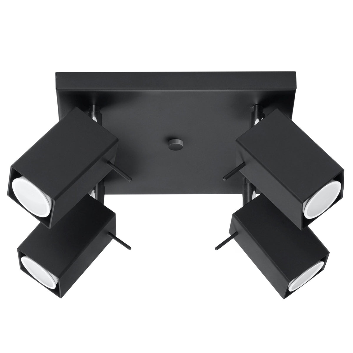 MERIDA 4 plafondlamp zwart