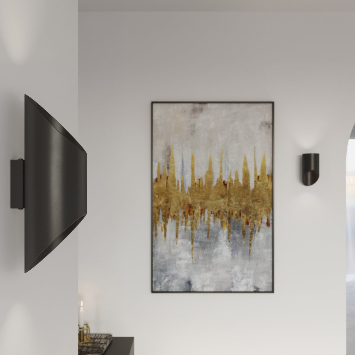 PENNE 30 wandlamp in zwart