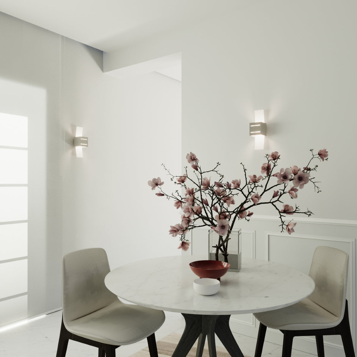 LORETO wandlamp in grijs