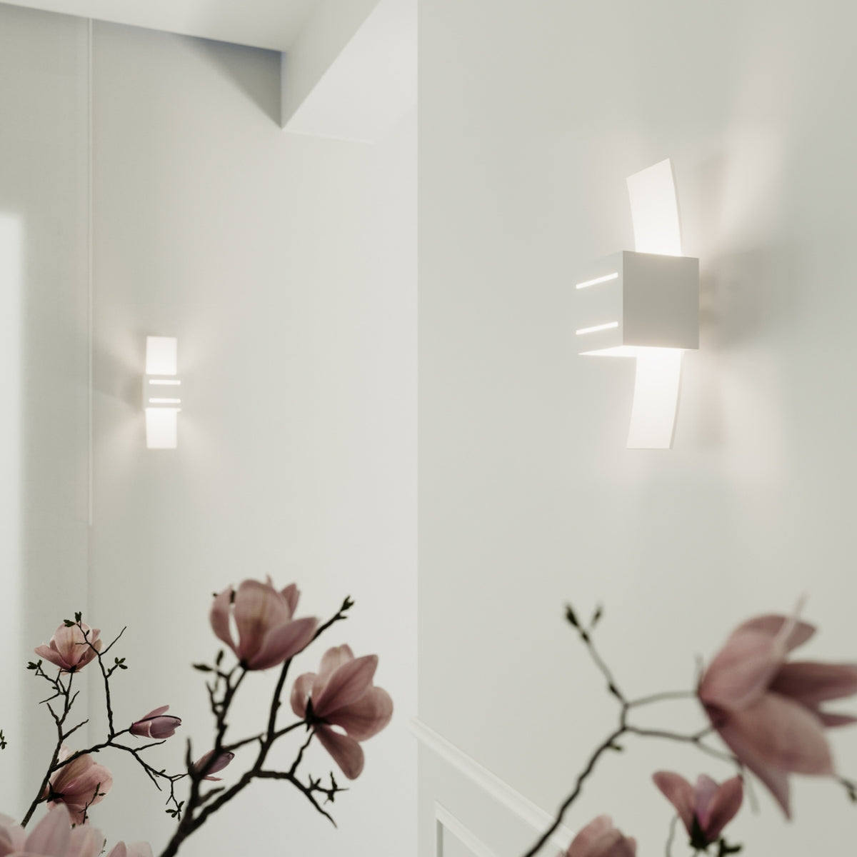 LORETO wandlamp in wit