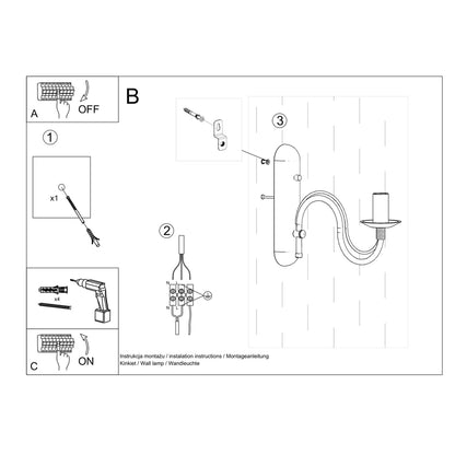 MINERWA wandlamp in wit