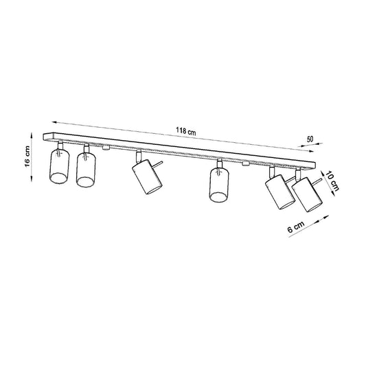 RING 6L plafondlamp