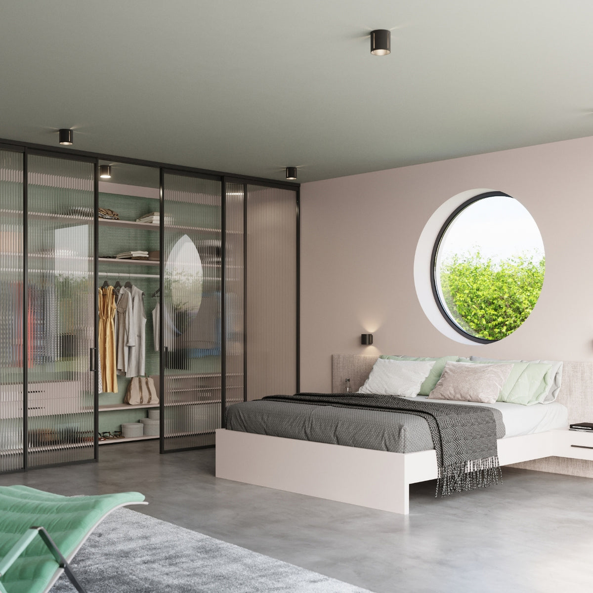 INEZ wandlamp zwart