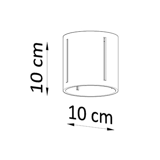 INEZ plafondlamp wit