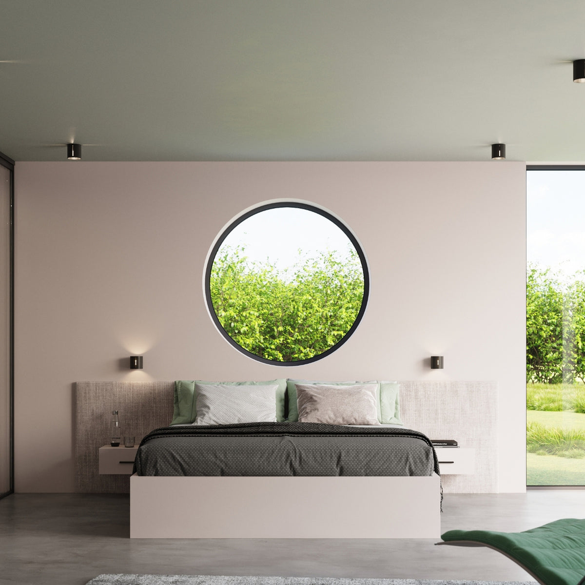 INEZ plafondlamp zwart