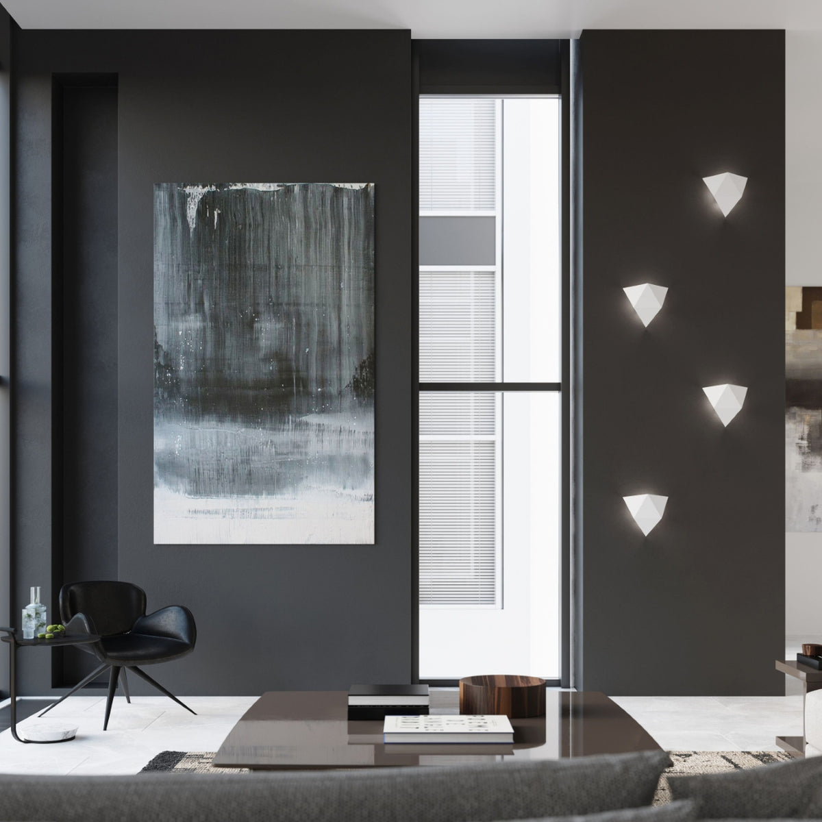 SOLIDO wandlamp in wit